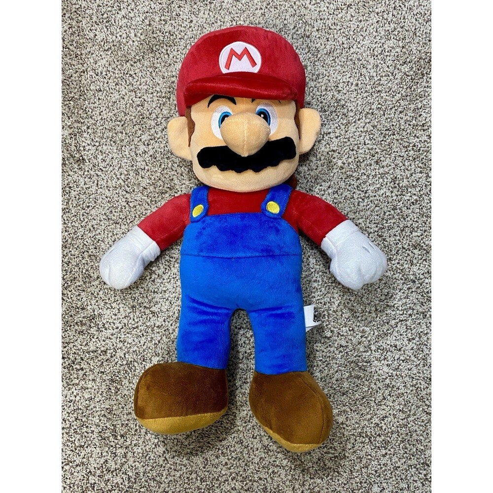 Nintendo Super Mario World  Jumbo 20 Inch Plush Toy Mario 2021 Clean